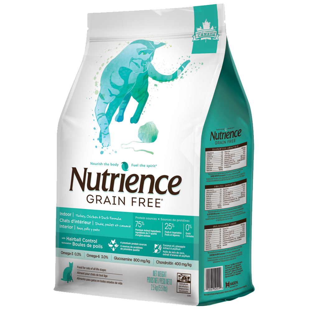 Nutrience Grain Free - Indoor / Hairball - Cat