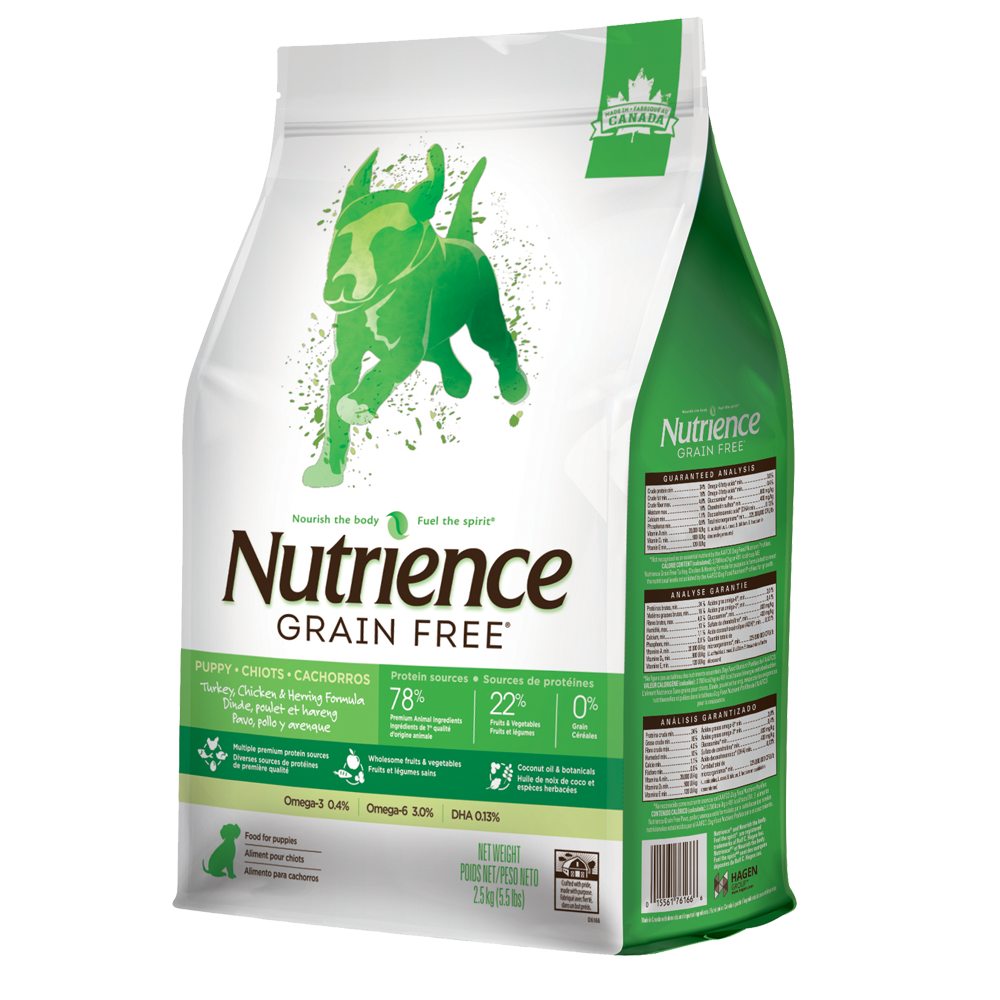 Nutrience Grain Free Turkey, Chicken & Herring - Puppy