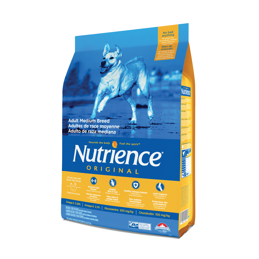 Nutrience Original Chicken & Brown Rice Dog - Medium Breed
