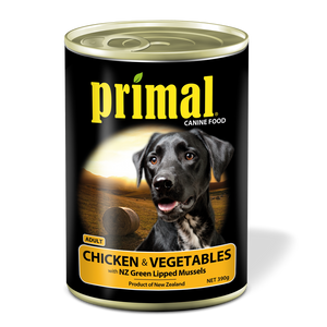 Primal Dog - Grain Free Chicken & Vegetables