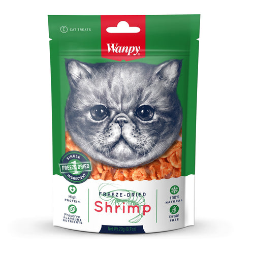 Wanpy Freeze-Dried 100% Shrimp