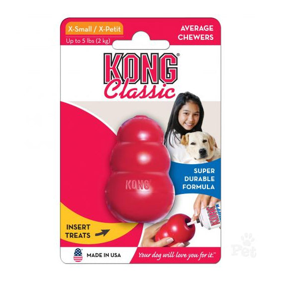 Kong Classic - Extra Small (for dogs up to 2kgs)
